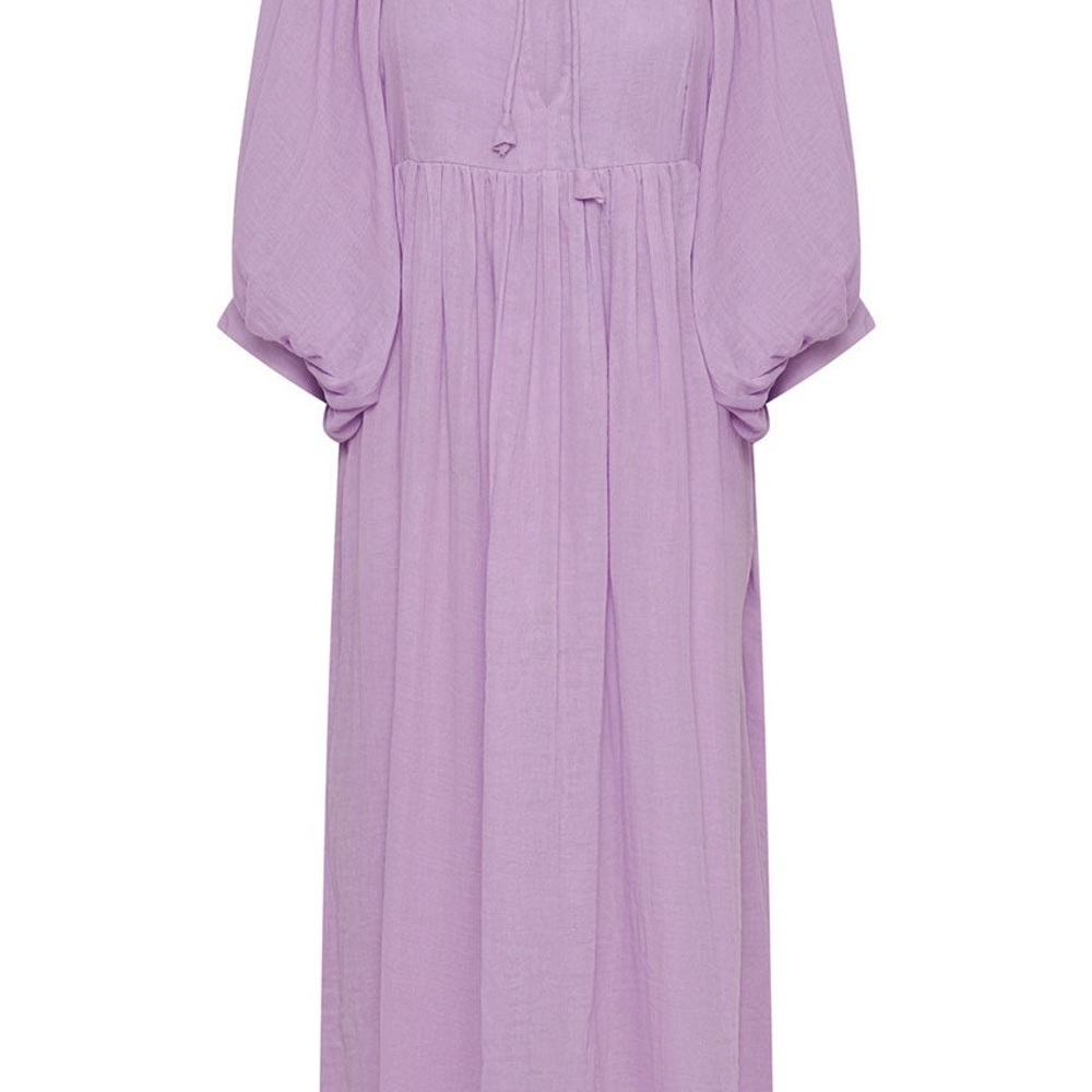 NWT 💜Daughters of India Kyra Midi Dress in Lilac💜 - Picture 6 of 13